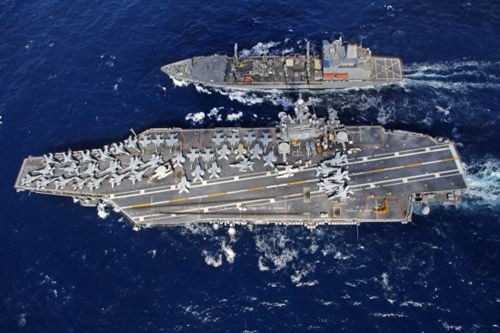 Tàu sân bay động cơ hạt nhân USS George Washington lớp Nimitz Hải quân Mỹ